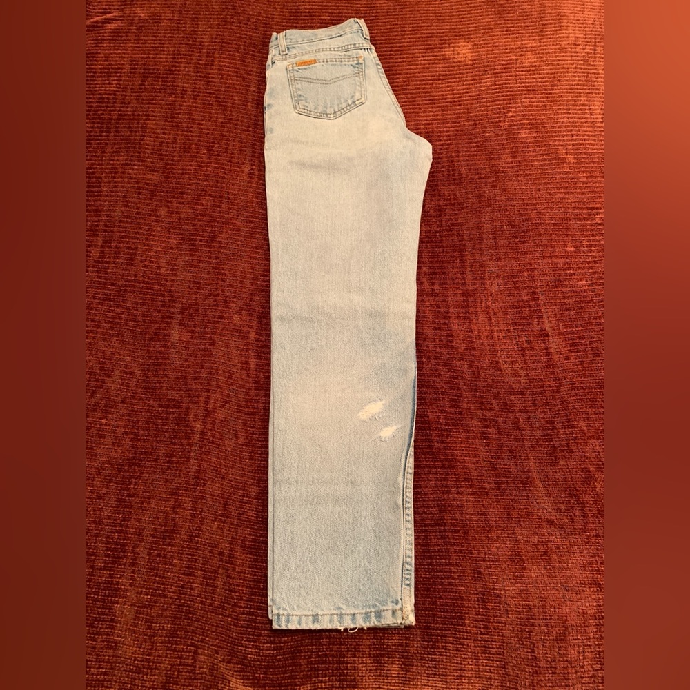 High Waist Light Blue Jeans - Picture 1 of 11